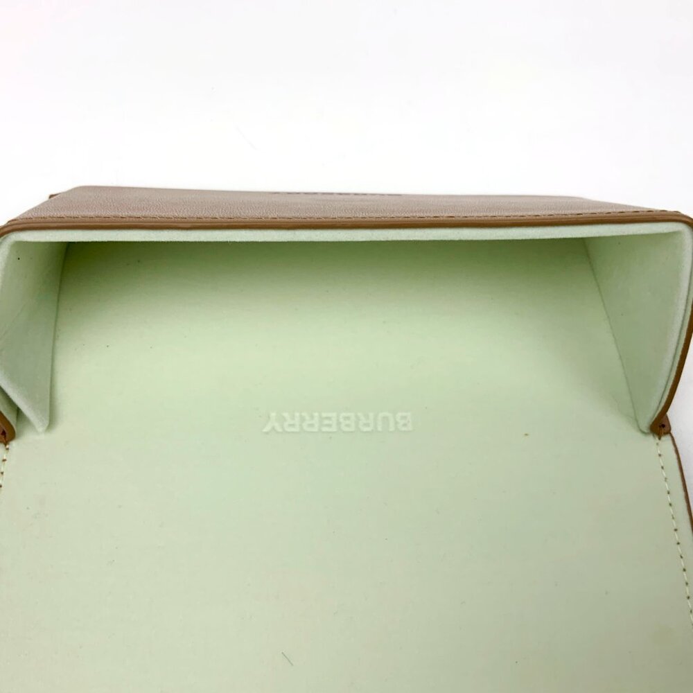 Burberry Camel Brown Sunglass Case Magnetic Closure - Picture 10 of 16